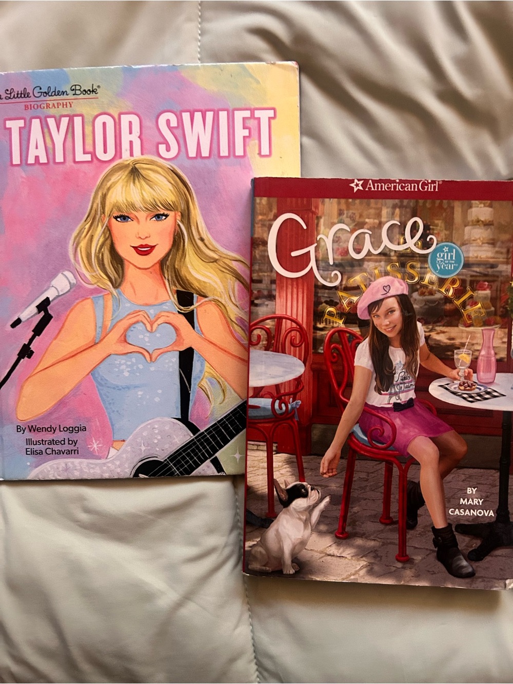 American Girl Grace Storybook with Pink and Red Cover Accents